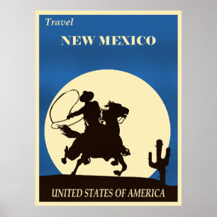 Poster Viajar Novo México