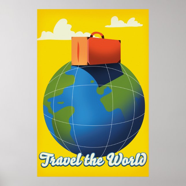 Poster Viaje pelo Mundo (Frente)