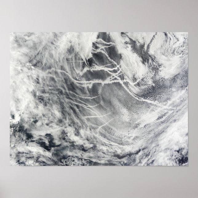 Poster Vias marítimas no Oceano Pacífico (Frente)