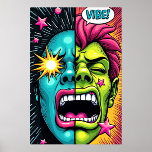 Poster VIBE! Pop Art Grito