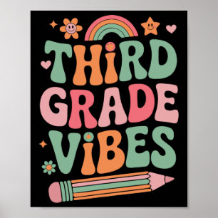 Poster Vibes da 3ª Série Olhar de Volta às Aulas para Cri
