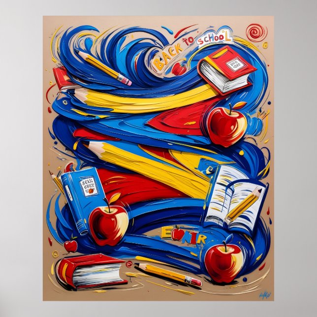 Poster Víblias Escolares (Frente)