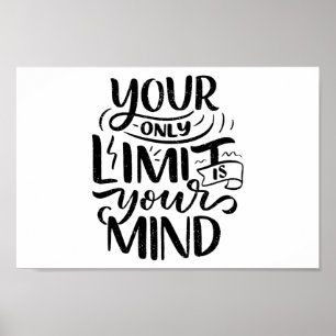 Poster Víblias Positivas - O teu único limite é a tua