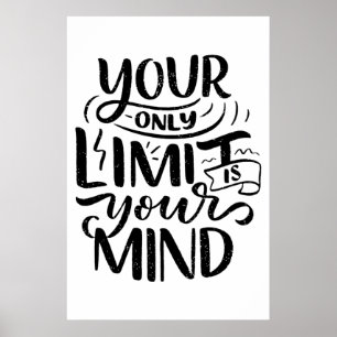 Poster Víblias Positivas - O teu único limite é a tua