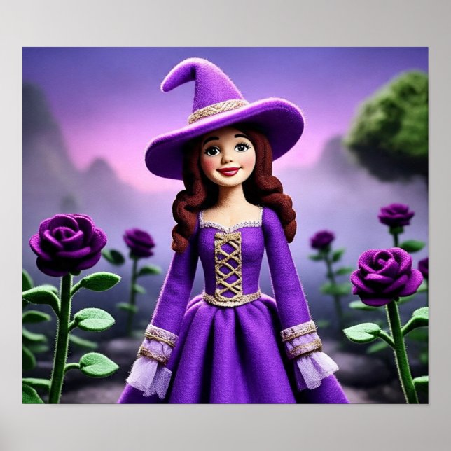 Poster Víblias roxas (Frente)