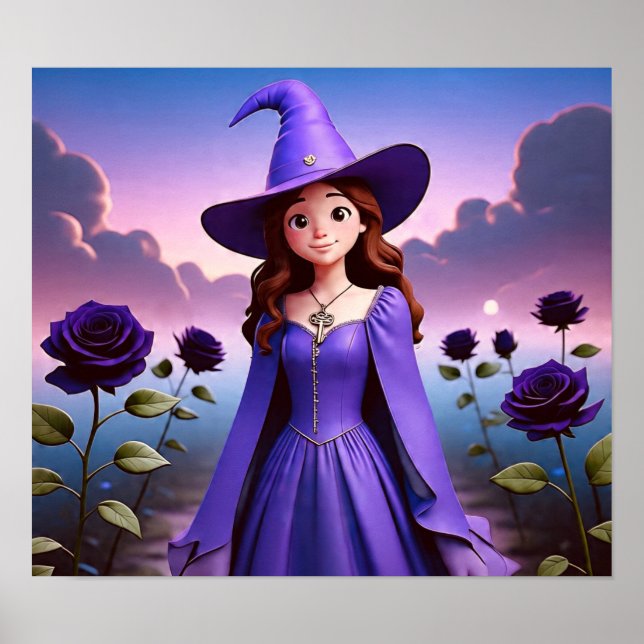 Poster Víblias roxas (Frente)