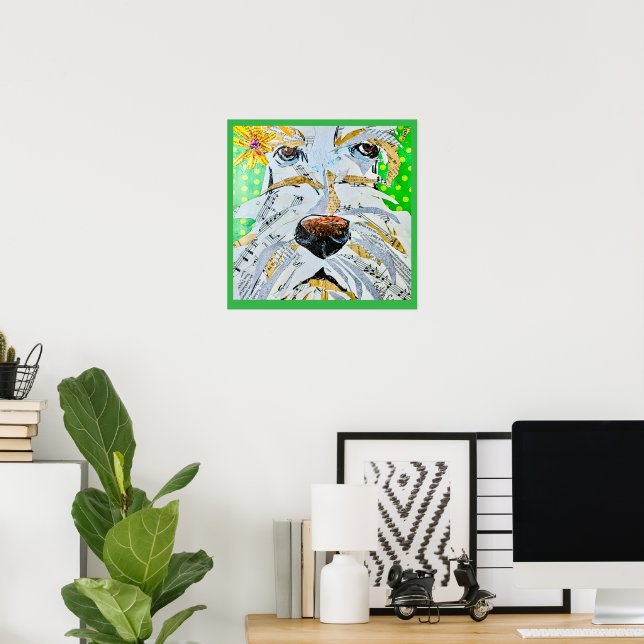 Poster Vibração Wheaton Scottie  (Escritório em casa)