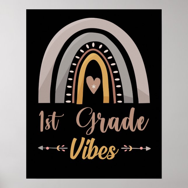 Poster Vibrações da 1ª Série Arco-íris Volta às Aulas da  (Frente)
