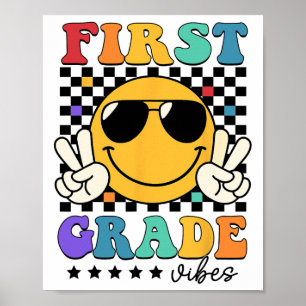 Poster Vibrações da 1ª Série Rosto Sorridente Volta às Au