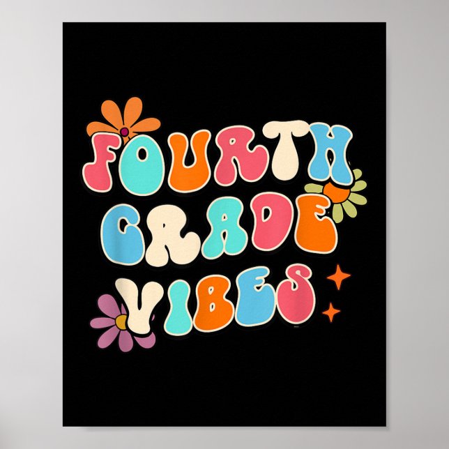 Poster Vibrações da Quarta Série Professor Volta às Aulas (Frente)