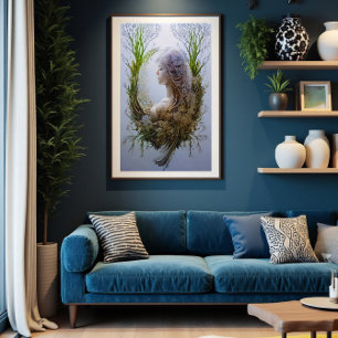 Poster Vibrações de fada da floresta