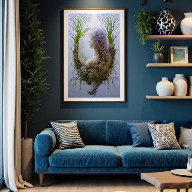 Poster Vibrações de fada da floresta (Criador carregado)