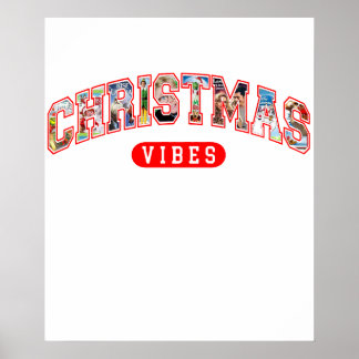 Poster vibrações de natal feriado