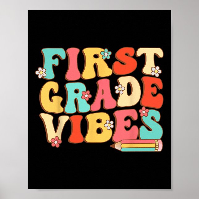 Poster Vibrações de Série Retro Groovy - 1ª Série de Volt (Frente)