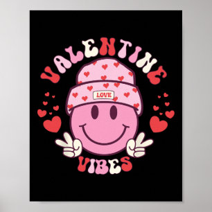 Poster Vibrações de Valentim Groovy Cara de Sorriso Dia d