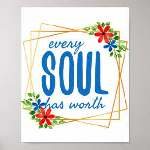 Poster vibrações positivas palavras para a vida e o suces