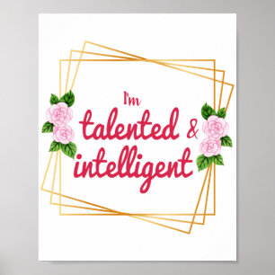 Poster vibrações positivas para a vida e o amor própri