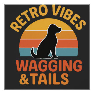 Pôster Vibrações Retrô, Abanando & Rabos