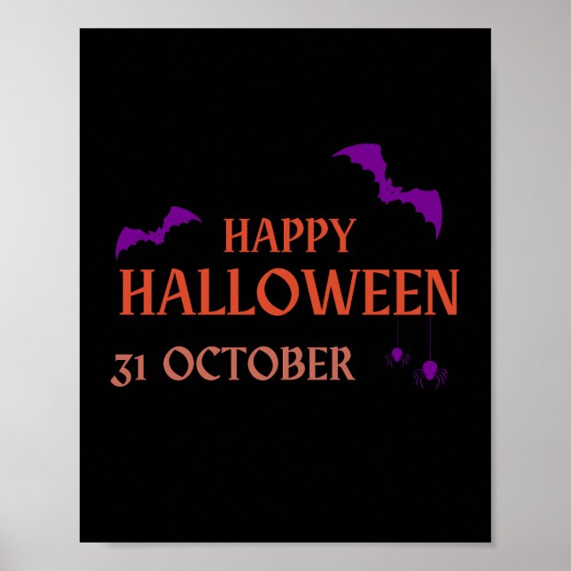 Poster Vibrant Halloween Cheer Wall Art (Frente)