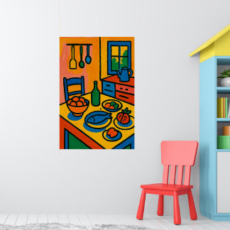 Poster Vibrant Kitchen Still Life
