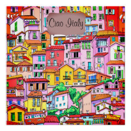 Pôster Vibrante face italiana