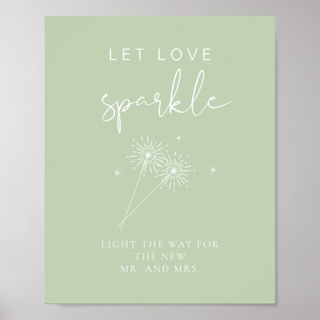 Poster Vibrante LEAH Vibrant Pastel Wedel Sparkler Enviar (Frente)
