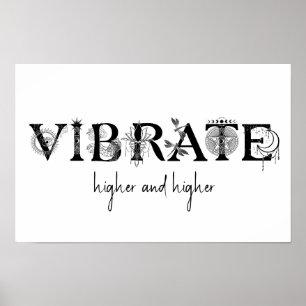 Poster Vibrate mais alto e mais alto Lotus dragonfly art