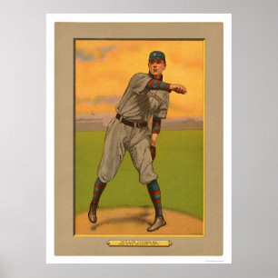 Poster Vic Willis pirateia o basebol 1911 dos cardeais