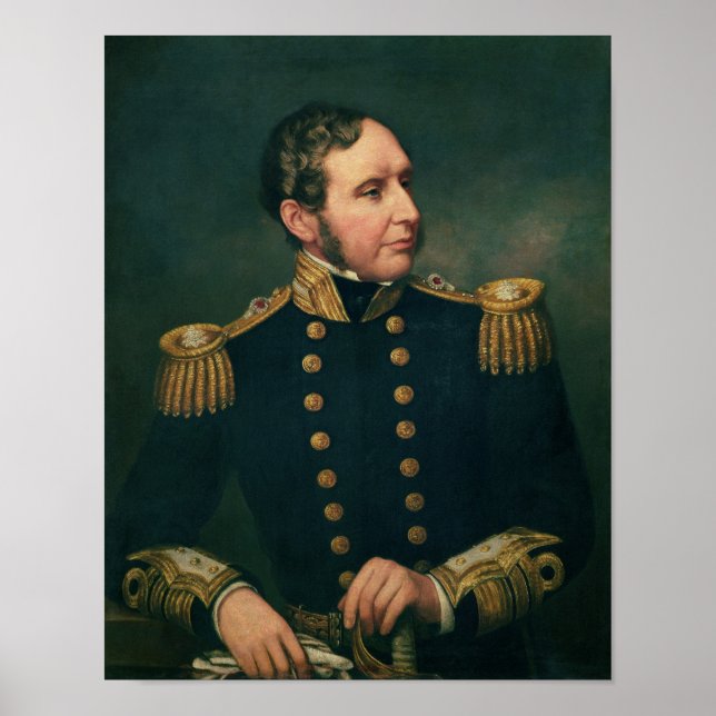 Poster Vice-Almirante Robert Fitzroy (Frente)