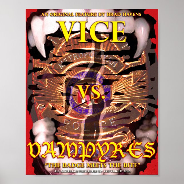Poster Vice oficial vs. vampiros (Frente)
