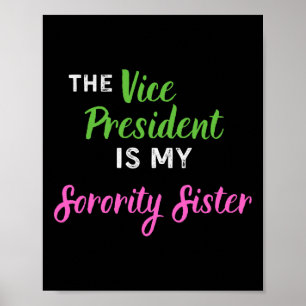 Poster Vice-Presidente É Minha Irmã Irmã Eleita Kamala