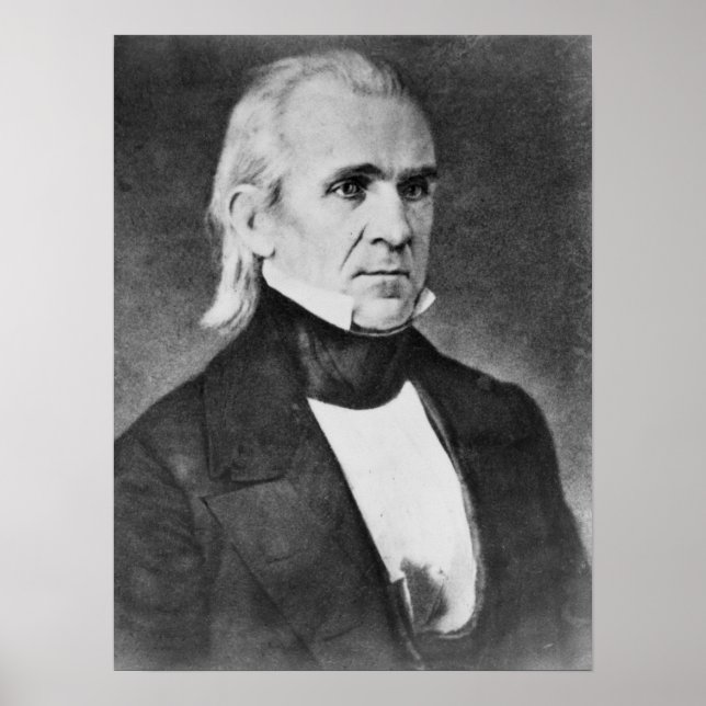Poster Vice-Presidente James K. Polk (Frente)