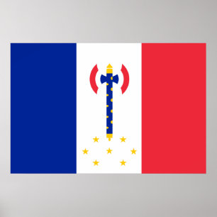Poster Vichy, bandeira de France