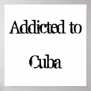 Poster Viciado em Cuba