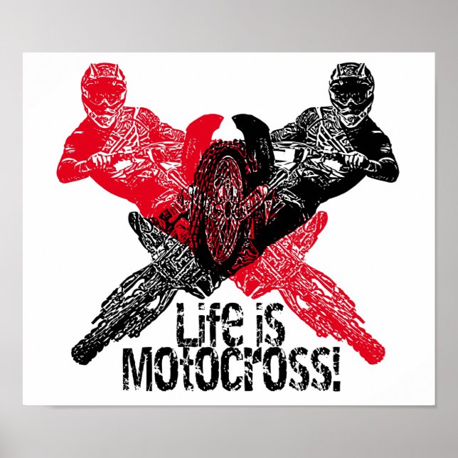 Pôster Viciados em motocicletas (Frente)