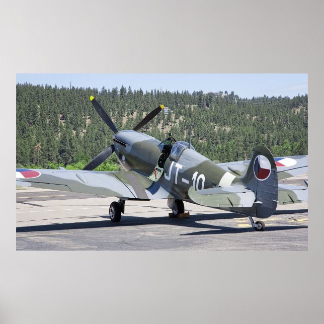 POSTER VICKERS SPITPFIRE EM STANDBY (Frente)