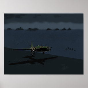 Pôster Vickers Wellington decolar