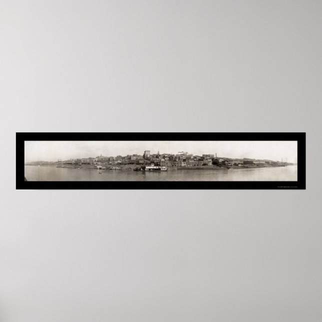 Pôster Vicksburg, Mississippi Foto 1910 (Frente)