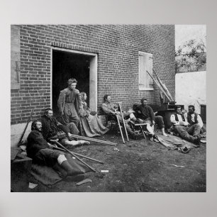 Pôster Víctimas da guerra civil, 1864