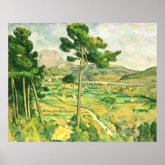 Poster Victoire e o Viaduto Paul Cezanne (Frente)