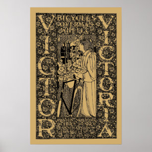 Poster Victor, Victoria Bicycle Ad