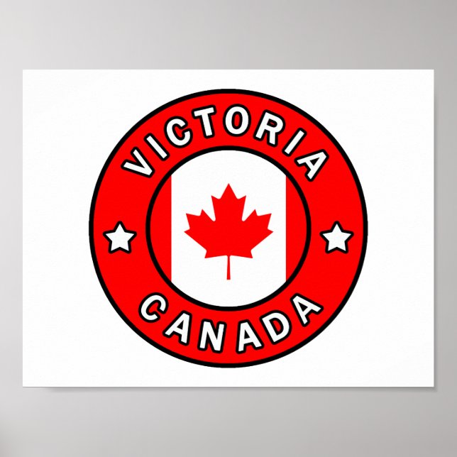 Poster Victoria Canada (Frente)