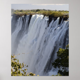 Pôster Victoria Falls, Zambesi River, Zambia.