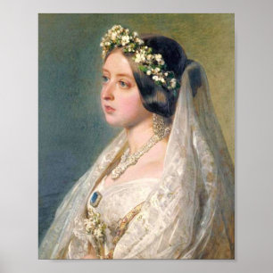 Poster Victoria The Bride Por Franz Xaver Winterhalter