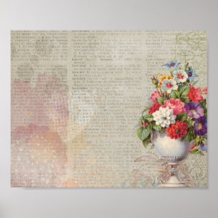 Poster Victorian Floral