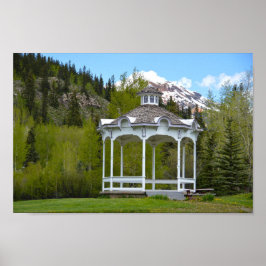 Poster Victorian Gazebo, Silverton, Colorado