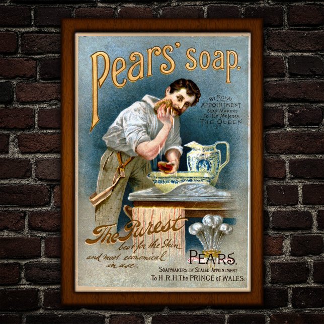 Poster Victorian Vintage Soap Advertising (Criador carregado)