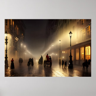 Poster Victoriana Elegance 1888 Londres.