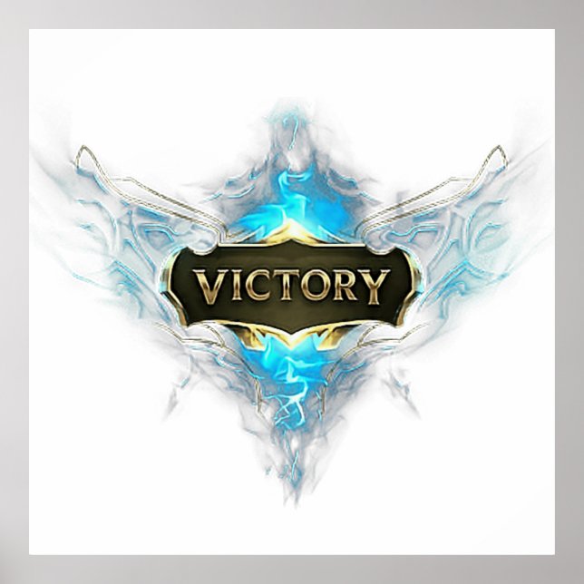 Poster Victory - A Symbol of Triumph and Achievement (Frente)