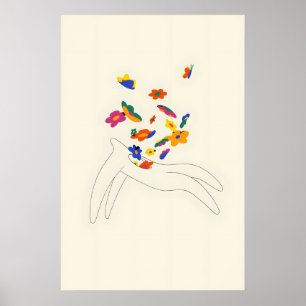 Poster Vida Após a Morte Japonês Abstrato Bauhaus Fórmula